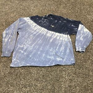 Simply Southern “Dogs Do Not Lie About Love”long sleeve tie-dye shirt XL